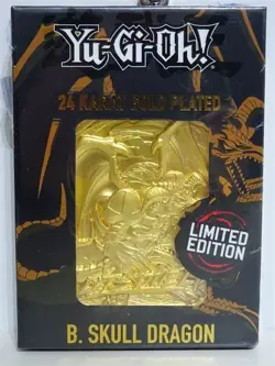 Yu-Gi-Oh! 24Karat Gold Plated - Black Skull Dragon Collectable New & Sealed - Image 2