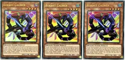 3 x BODE-EN001 Rokket Caliber - Ultra Rare 1st Edition Near Mint YuGiOh Cards - Image 1