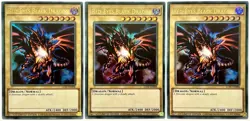 3 x LC01-EN006 Red-Eyes Black Dragon - Ultra Rare Ltd. Edition LP YuGiOh Cards - Image 1