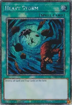 Yu-Gi-Oh! Heavy Storm RA03-EN092 Platinum Secret Rare - Image 1