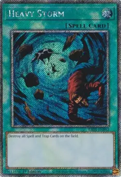 Yu-Gi-Oh! Heavy Storm RA03-EN092 Platinum Secret Rare - Image 2