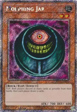 Yu-Gi-Oh! Morphing Jar RA03-EN098 Platinum Secret Rare - Image 2