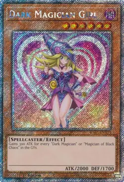 Yu-Gi-Oh! Dark Magician Girl Alternative Art A RA03-EN123 Platinum Secret Rare - Image 2