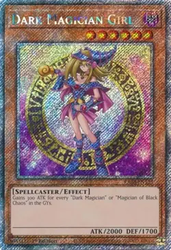 Yu-Gi-Oh! Dark Magician Girl Alternative Art B RA03-EN123 Platinum Secret Rare - Image 1