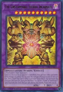 Yu-Gi-Oh! The Unstoppable Exodia Incarnate INFO-EN033 Ultra Rare - Image 1