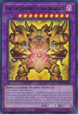 Yu-Gi-Oh! The Unstoppable Exodia Incarnate INFO-EN033 Ultra Rare - Image 2