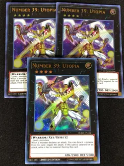 Yugioh Number 39: Utopia DUPO-EN104 Ultra x3 (MP) - Image 1