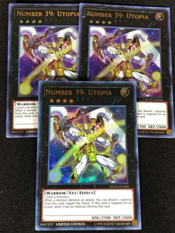Yugioh Number 39: Utopia DUPO-EN104 Ultra x3 (MP) - Image 2