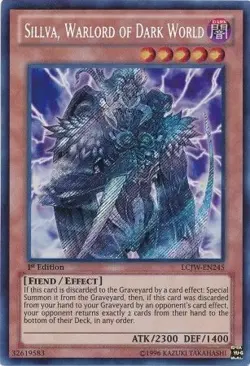 Sillva, Warlord of Dark World - LCJW-EN245 - Secret Rare PL Legendary - Image 2