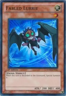 Fabled Lurrie - HA02-EN031 - Super Rare PL Hidden Arsenal 2 Yugioh - Image 2