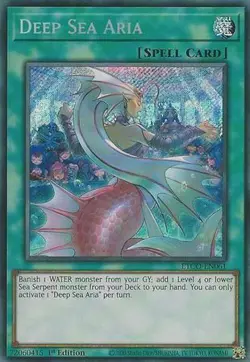 Deep Sea Aria - ETCO-EN061 - Secret Rare 1st Edition Near Mint Yugioh - Image 1