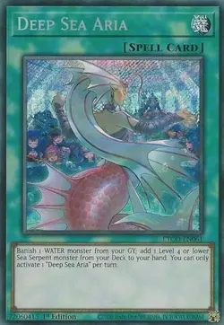 Deep Sea Aria - ETCO-EN061 - Secret Rare 1st Edition Near Mint Yugioh - Image 2