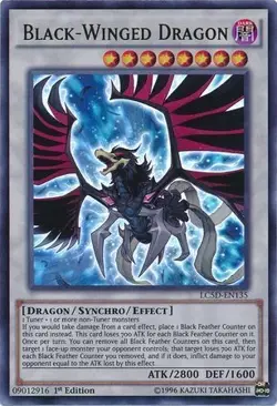 Black-Winged Dragon - LC5D-EN135 - Ultra Rare NM Legendary Collection 5 - Image 2
