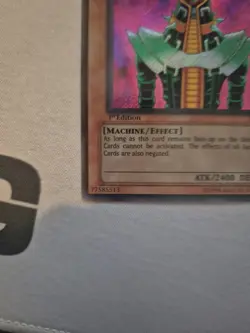 Yu-Gi-Oh Jinzo PSV-E000 1st Edition - Image 6