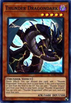 Thunder Dragondark - SOFU-EN019 - Ultra Rare Unlimited New Soul Fusion - Image 1