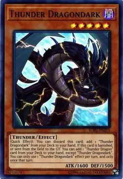 Thunder Dragondark - SOFU-EN019 - Ultra Rare Unlimited New Soul Fusion - Image 2