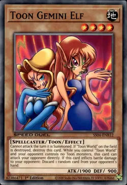 Toon Gemini Elf - 1st Edition SS04-ENB12 - NM - YuGiOh - Image 1