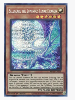 Seleglare the Luminous Lunar Dragon MP21-EN159 Prismatic Secret Rare Yugioh - Image 2