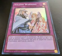 Solemn Warning RA02-EN078 1st Edition Super Rare Rarity Collection II Yu-Gi-Oh! - Image 6