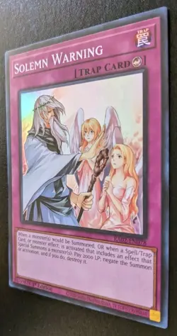 Solemn Warning RA02-EN078 1st Edition Super Rare Rarity Collection II Yu-Gi-Oh! - Image 7