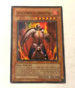 Thestalos the Firestorm Monarch / RDS-SP021 1st Edition Spanish / LP Yugioh - Image 1