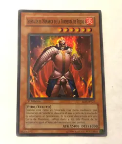 Thestalos the Firestorm Monarch / RDS-SP021 1st Edition Spanish / LP Yugioh - Image 4