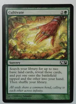 Cultivate *Common* Magic MtG x1 M11 SP - Image 1