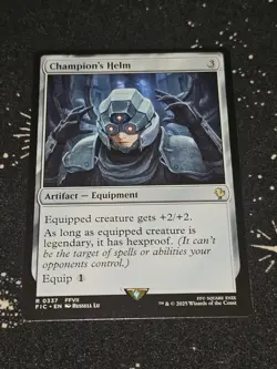 Champion's Helm 337, Final Fantasy REG, FIC MTG TCG - Image 1