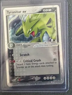 Tyranitar ex 2004 POP Series 1 17/17 Cosmos Holo Reverse Holo Rare 2004 Pokemon  - Image 4