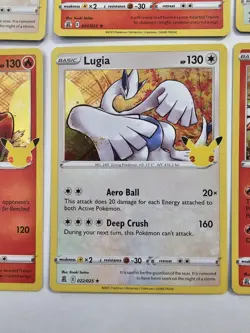 Celebrations Ho-Oh x3 & Lugia x3 Holo Rare 25th Anniversary Pokemon Card Lot - Image 7