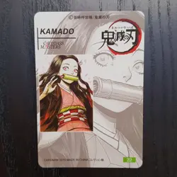 CARDDASS MASTERS Nezuko Kamado Demon SLayer Waifu FanArt Holo Foil ACG Card B22 - Image 5