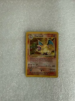 PokÃ©mon TCG Charizard 4/130 Base Set 2000 Holo Rare WOTC Vintage Card HP - Image 2
