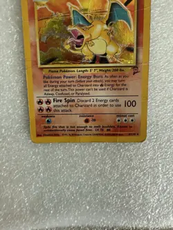 PokÃ©mon TCG Charizard 4/130 Base Set 2000 Holo Rare WOTC Vintage Card HP - Image 5