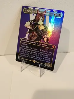 BORDERLESS FOIL G'raha Tia, Scion Reborn #203 Commander Final Fantasy MTG NM FIC - Image 2