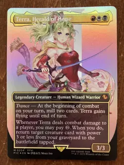 Terra, Herald of Hope - NM Borderless Foil - Final Fantasy 0204 MTG - Image 1