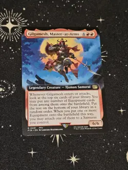Gilgamesh, Master-at-Arms 461, Final Fantasy, Extended Art REG, FIN MTG TCG - Image 1