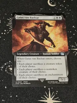 Gaius van Baelsar 447, Final Fantasy, Extended Art REG, FIN MTG TCG - Image 1