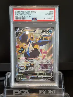 PSA 10 GEM MINT Empoleon V 146/163 Alternate Alt Art Battle Styles 2021 Pokemon - Image 2