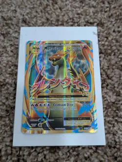2016 Pokemon XY Evolutions Mega M Charizard EX 101/108 Full Art Holo MP - Image 1