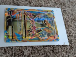2016 Pokemon XY Evolutions Mega M Charizard EX 101/108 Full Art Holo MP - Image 2