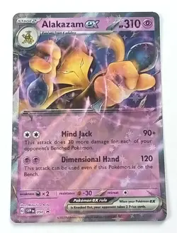 Alakazam Ex 50 Black Star Promo Cosmo Holo Pokémon Card 2023 - Image 1