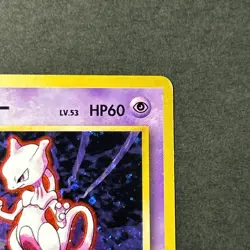 Mewtwo No.150 Base Set 1996 Old back Vintage Holo Rare Japanese Pokemon Card MP - Image 6