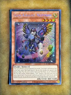 Yugioh Gem-Knight Nepyrim BLMM-EN021 Secret Rare 1st Ed NM - Image 1