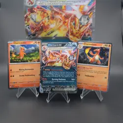 Charizard Ex Special Collection Box Jumbo Lenticular Card + Promo Cards - Image 1