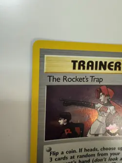 2000 Pokemon The Rocket's Trap 019/132 Gym Heroes Holo Trading Card Game TCG - Image 2
