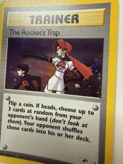 2000 Pokemon The Rocket's Trap 019/132 Gym Heroes Holo Trading Card Game TCG - Image 5