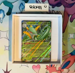 Serperior EX 003/086 S&V: Black Bolt Double Rare Holo Pokemon TCG Card Mint - Image 1