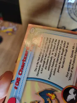 2000 Topps Chrome Charizard #06 Series 1 Pokemon T.V. TCG Card - Image 12