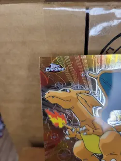 2000 Topps Chrome Charizard #06 Series 1 Pokemon T.V. TCG Card - Image 2