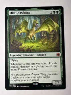 MTG Old Gnawbone Adventures in the Forgotten Realms Magic The Gathering - Image 1